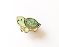 Image 1 of Red-Eared Slider - Tiny Reptile Enamel Pins