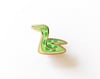 Long-Nosed Whip Snake - Tiny Reptile Enamel Pins
