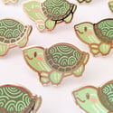 Red-Eared Slider - Tiny Reptile Enamel Pins