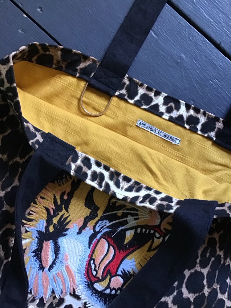 tiger leopard print shoulder bag copy copy Image 3