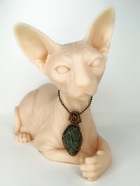 Image 1 of Wrapped Jade Green Stone