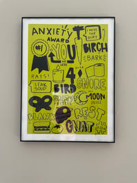 Green Drawing - Framed 