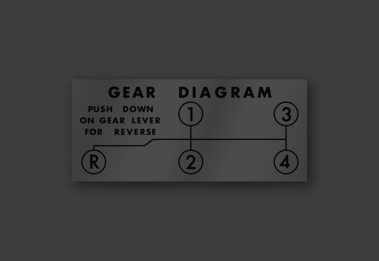 Image of Gear Diagram sticker