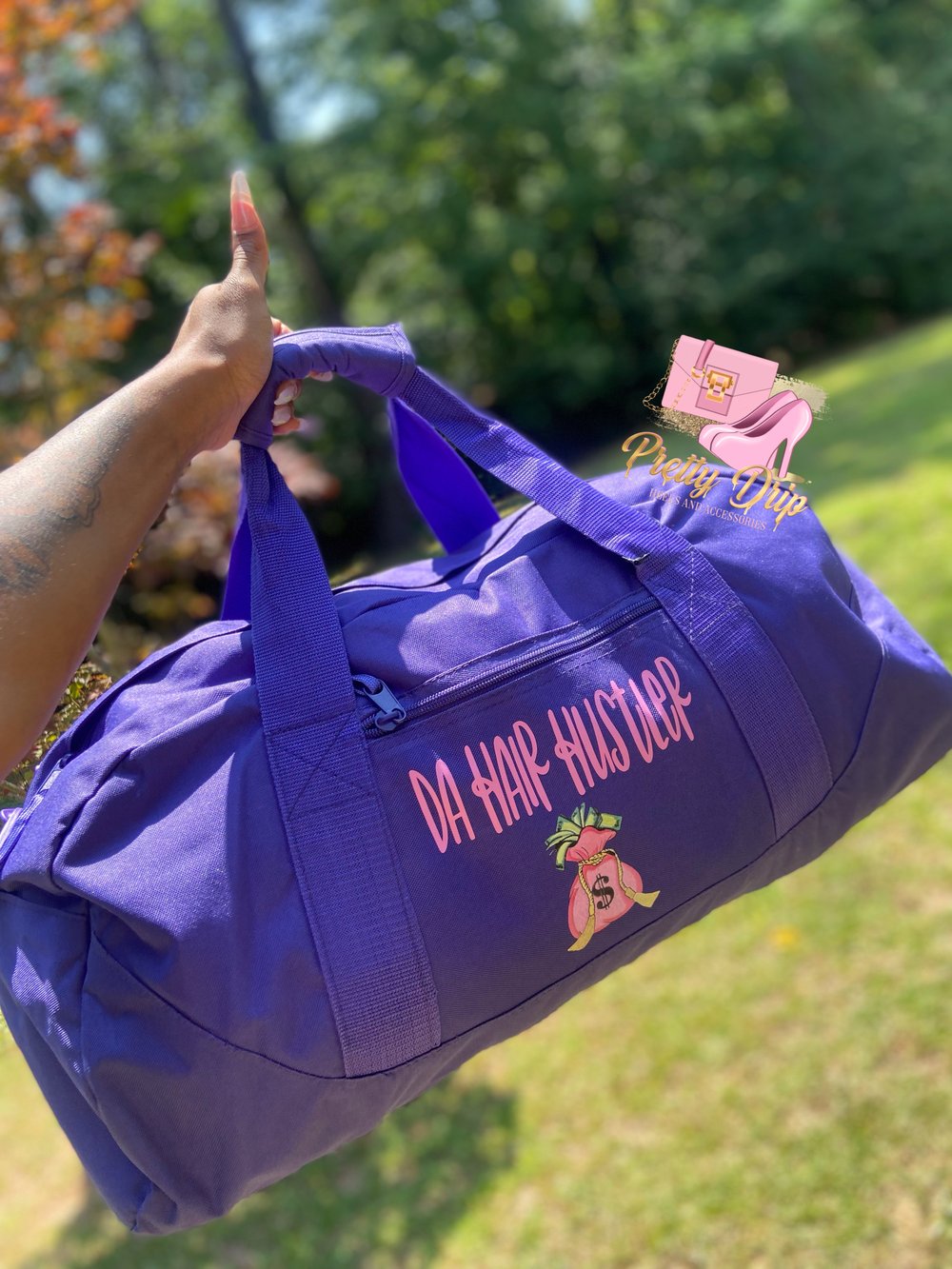 “Da Hair Hustler“ Large Duffle 