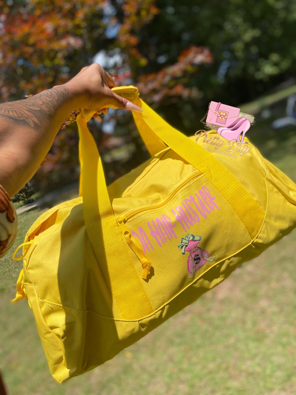 “Da Hair Hustler“ Large Duffle 