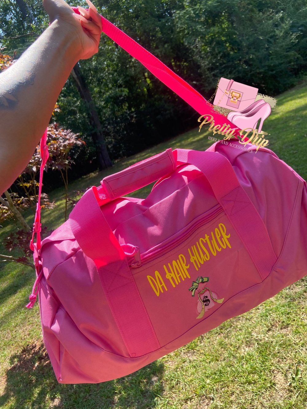 “Da Hair Hustler“ Large Duffle 