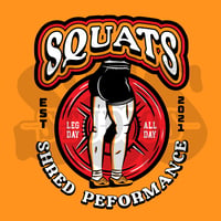 Image 1 of Squats PREMADE DESIGN
