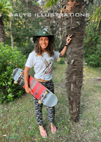 T-shirt - l'écureuil au skate 