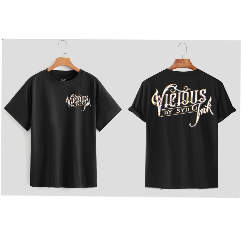 Image of OG Vicious INK Logo T-Shirt BLK