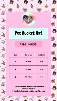Image 4 of Brown Designer Pet Bucket Hat