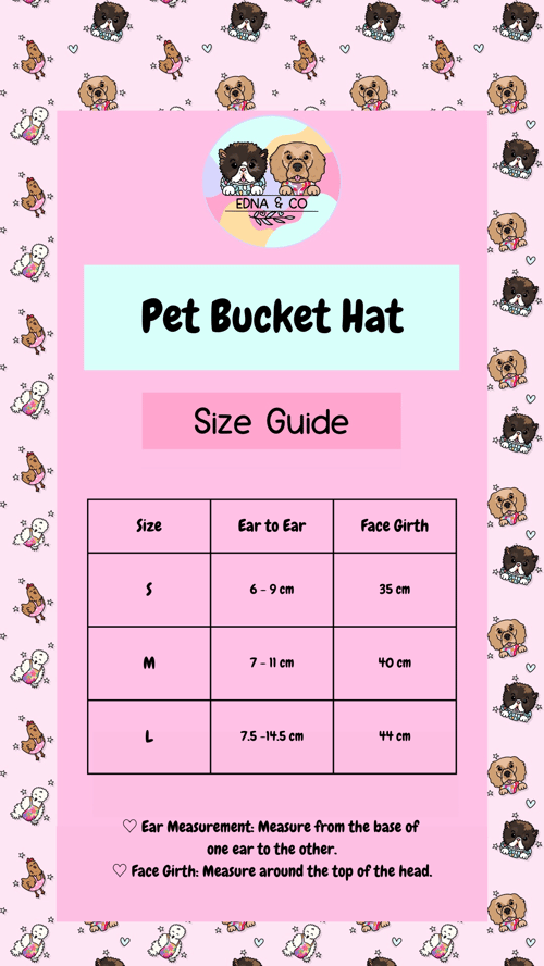Image of Orange Designer Pet Bucket Hat