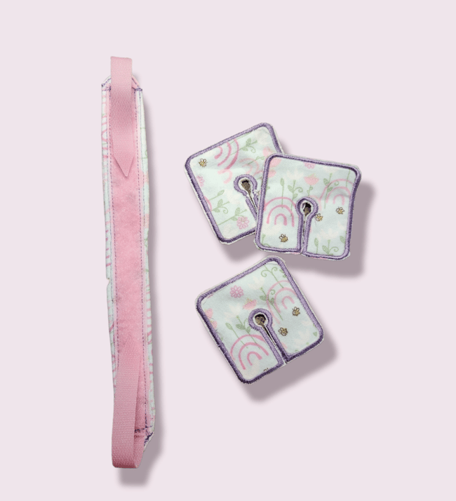 Tracheotomy ties and pads