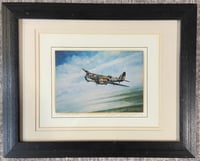 Image 2 of WW2 (British) Blenheim Mk IV Bomber Photo - Framed, Matted, & Autographed 
