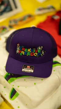 Image 4 of Creative Freedom Space Trucker Hats