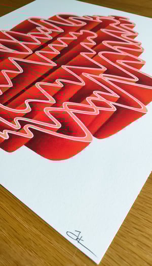 Image of Hand Embellished 'Labyrinth Orange'