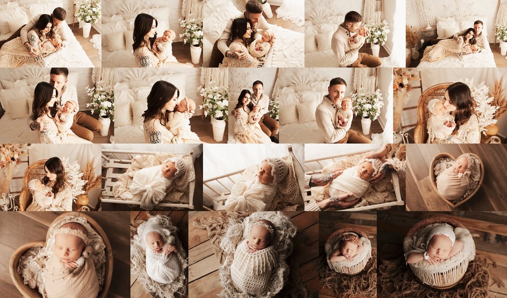 Image of Two Hour Wrapped Newborn Session