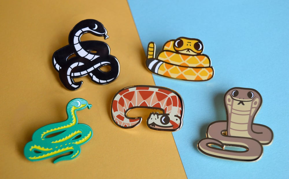 Image of Venomous Snake Pins