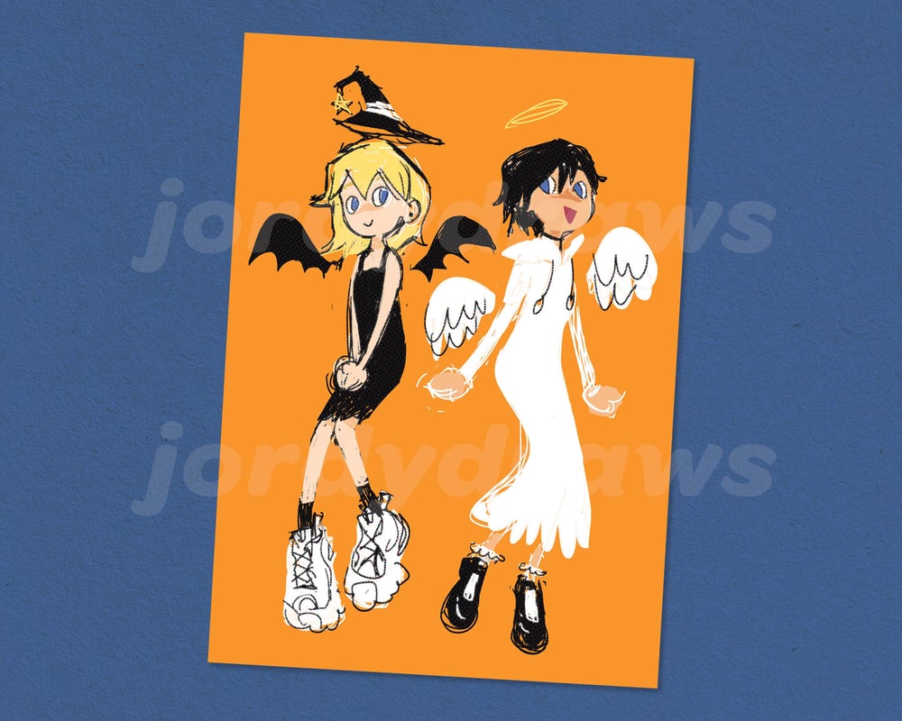 Image of KH Xion and Namine Print - 5x7"