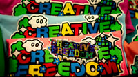 Image 1 of CREATIVE FREEDOM: ICY (STICKER)