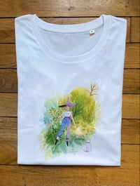 Image 4 of T-SHIRT blanc SORCIERE MODERNE - COLLAB' THE SIMONES X JULIE ROUVIERE