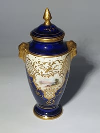 Image 1 of Coalport Miniature Altar Vase & Cover