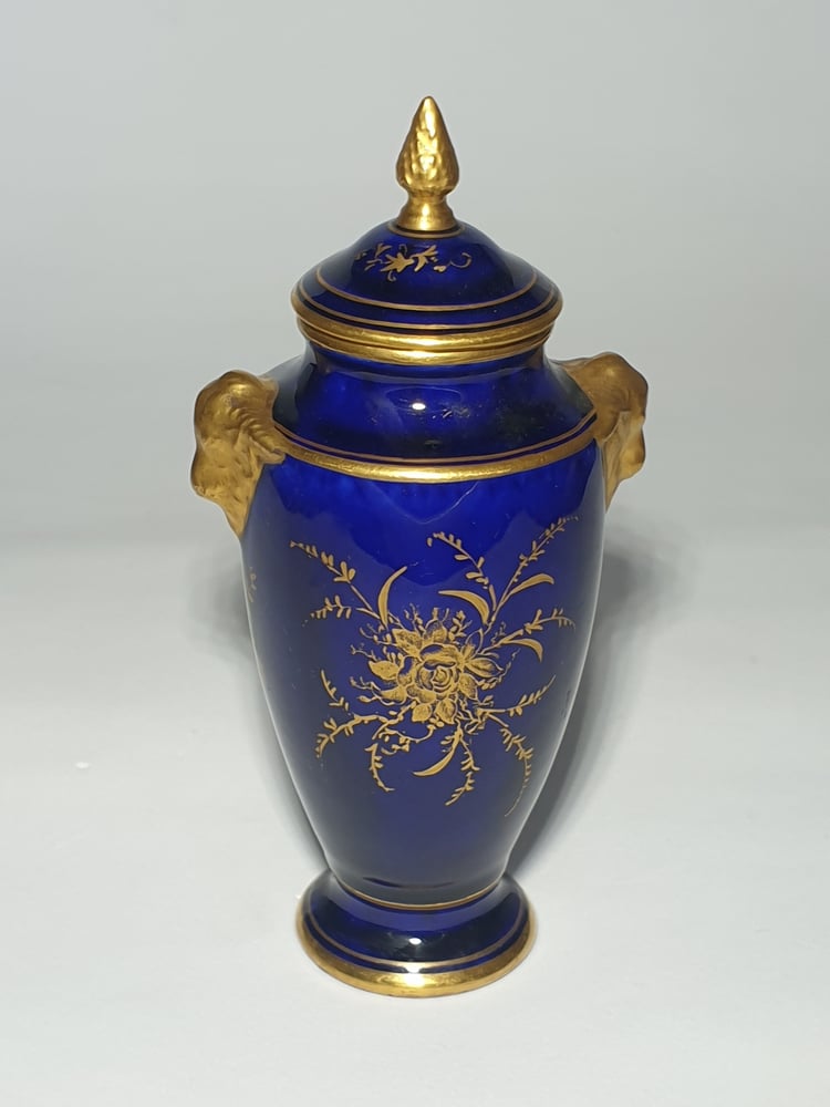 Image of Coalport Miniature Altar Vase & Cover