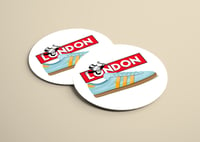 Image 2 of Adi London x Size? Monopoly Pack - Set of 4 Coasters