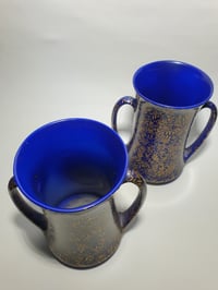 Image 4 of Royal Doulton Pair Twin Handled Vases