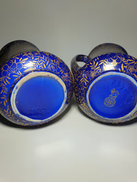 Image 5 of Royal Doulton Pair Twin Handled Vases