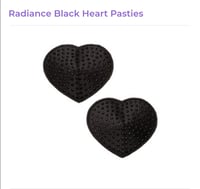 Radiance Black Heart Pasties