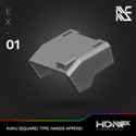 HDM+EX Kaku (Square Type) Hands Append Set [EX-01]