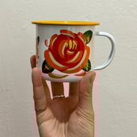 Image 4 of Canal Boat Flower Enamel Mugs by Sure Signs