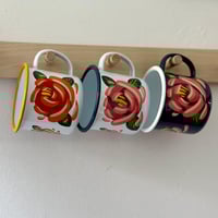 Image 2 of Canal Boat Flower Enamel Mugs by Sure Signs