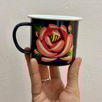 Image 5 of Canal Boat Flower Enamel Mugs by Sure Signs