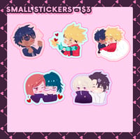 Image 2 of Assorted Fandom Stickers (Danganronpa, Evangelion, Chainsaw Man, Genshin Impact, Identity V, etc.)