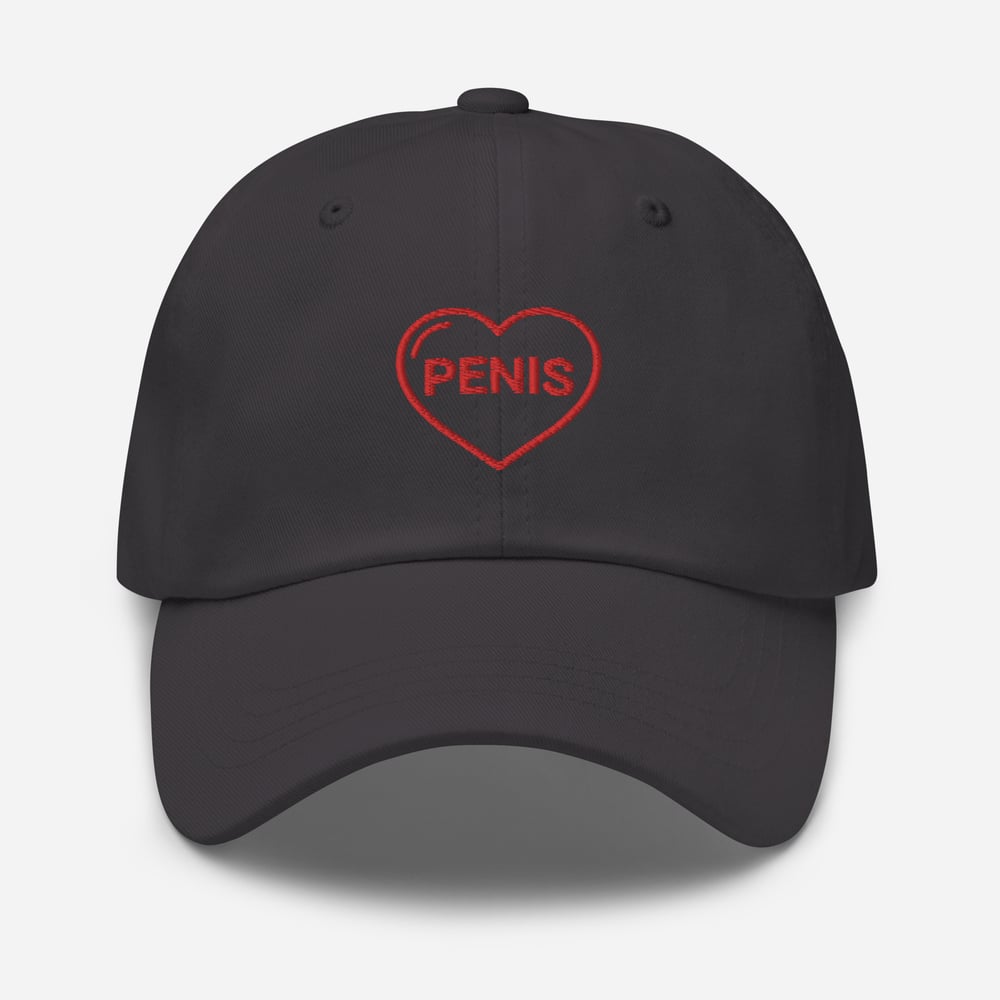 Penis Heart Dad Hat