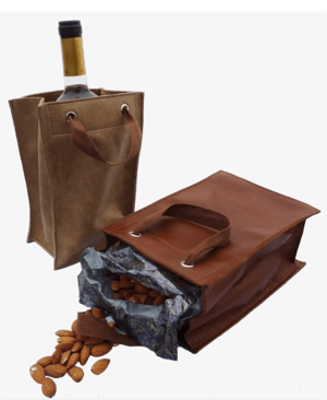 Image of leather gift bags
