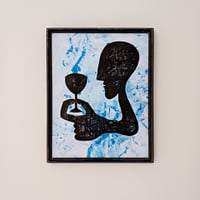THE WINE DRINKER (Framed)