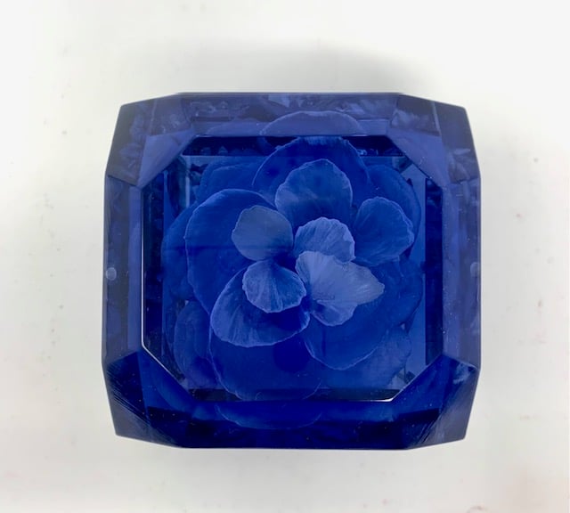 Image of Jumbo Mini Lucite Box (New Sapphire color!)