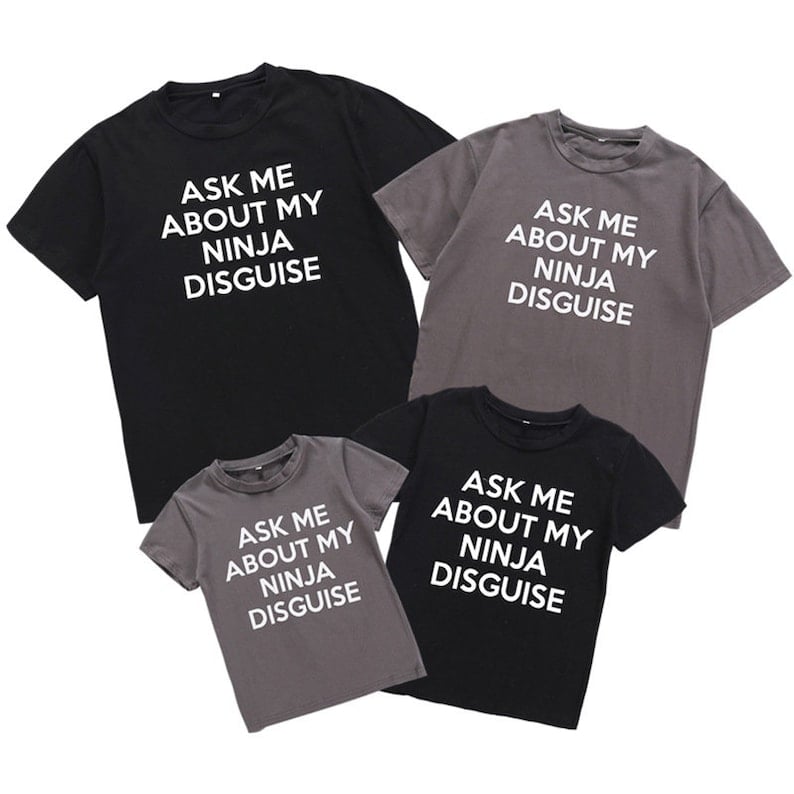 Ask me about my ninja disguise short sleeve t-shirt – ALLRJ