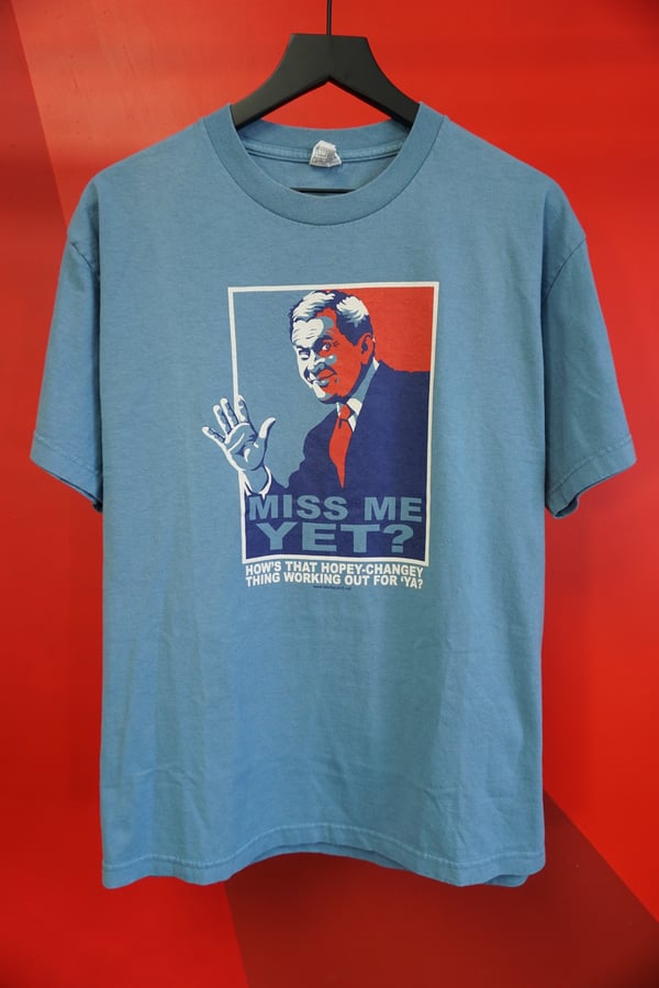 Image of (M/L) George Bush "Miss Me Yet?" T-Shirt