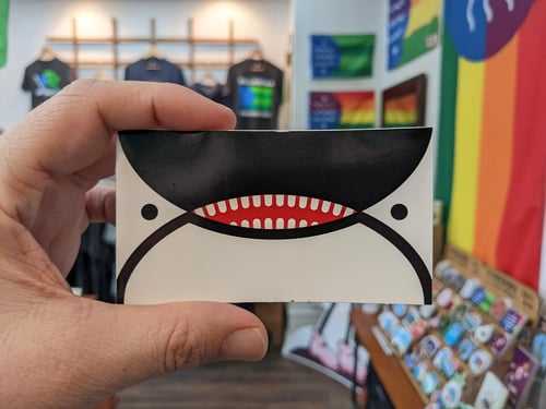 Image of Orca Face People's Flag of Seattle Sticker