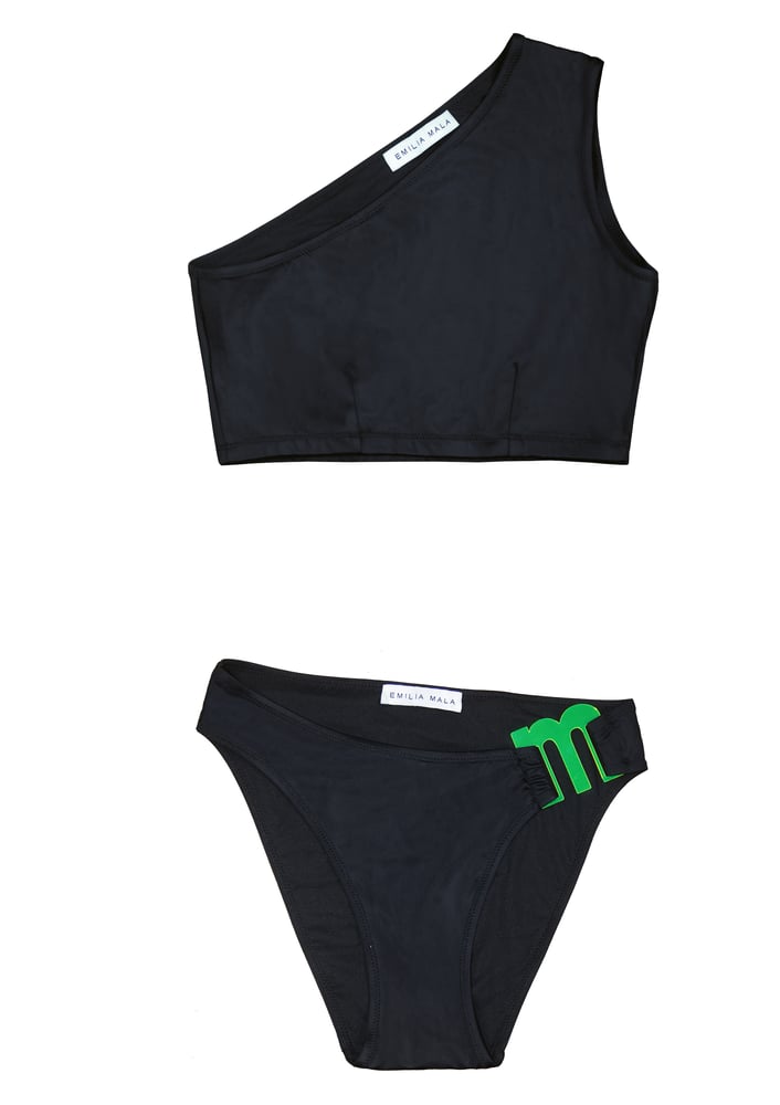 Image of Nero Recycled Bikini Brief / Noir