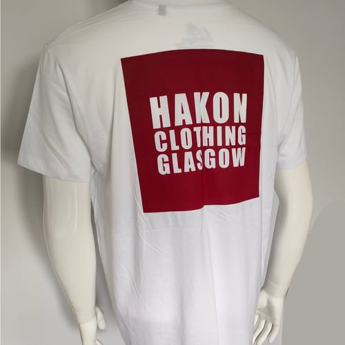 Image of Box Logo Shortsleeve Tee - Maroon