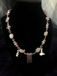Image 1 of Rose Quartz Lovers Necklace