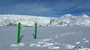 Image of Agnes in the Arctic: Oopsies with Esmarkbreen (Print)