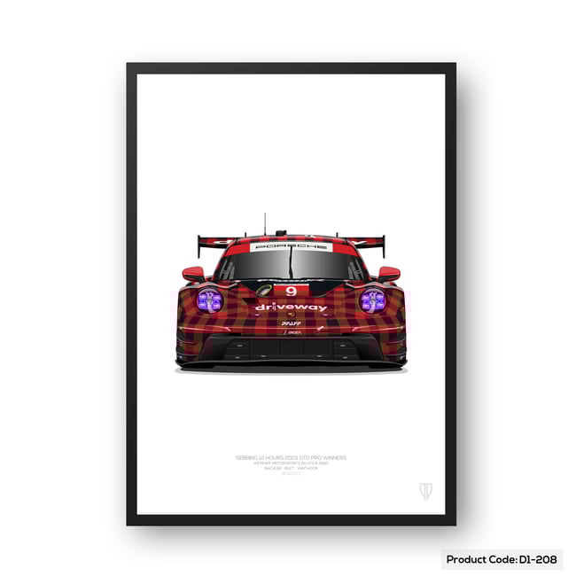 #9 Pfaff MOTORSPORTS SEBRING 12H WINNERS '23 (D1-208)