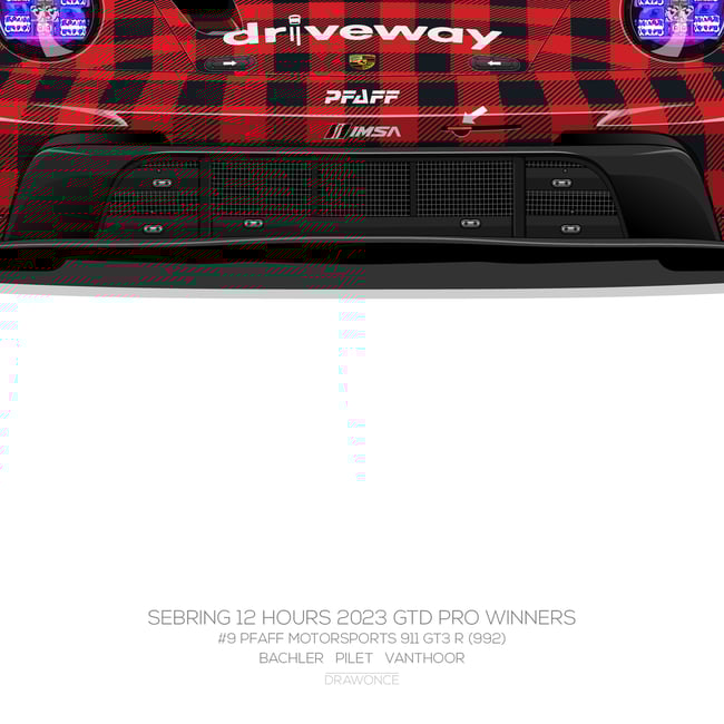#9 Pfaff MOTORSPORTS SEBRING 12H WINNERS '23 (D1-208)