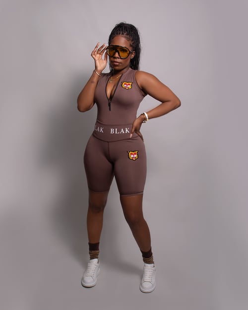 Image of The BLAK Bodysuit in Chocolate Brown