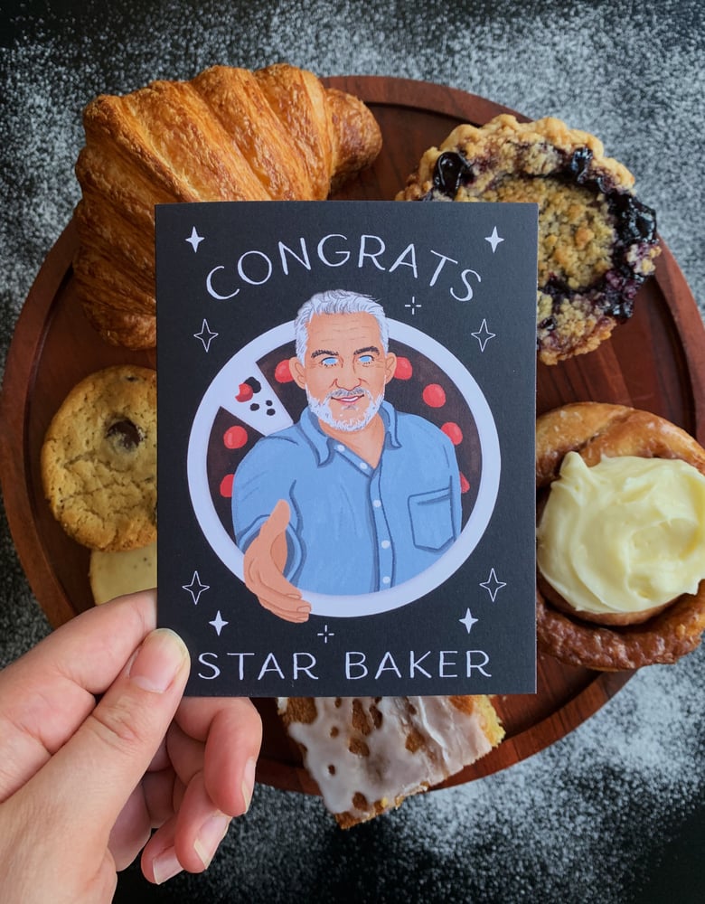 Image of Congrats Star Baker Greeting Card 